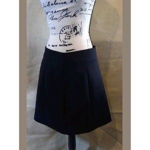 ELLE Women's Black Short Mini Fit  Skirt Stretch Size 10 Lined Above Knee